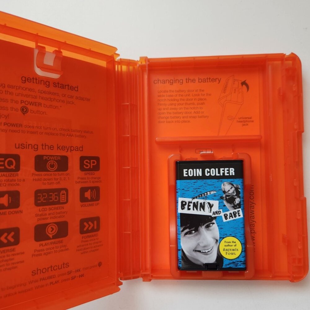 Benny and Babe by Eoin Colfer Playaway Audiobook, Former Library Copy - Picture 5 of 7